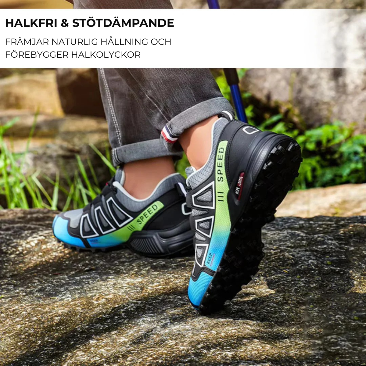 Fjällmark™ Gångskor – Ortopediskt Stöd för Smärtfri Rörelse Varje Dag