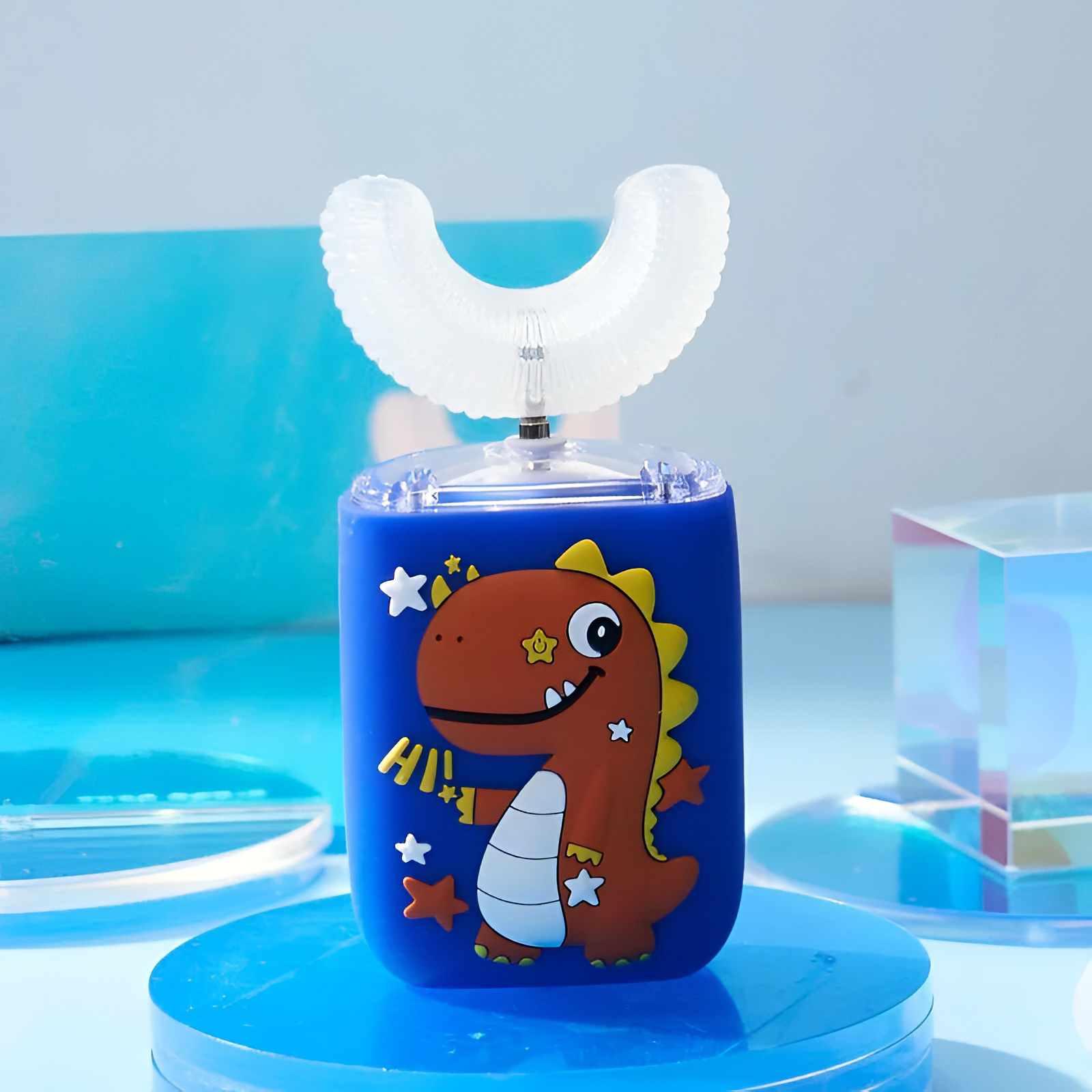 HappyTeeth™ – 360° Automatisk Elektrisk Tandborste för Barn | Snabb & Skonsam Rengöring