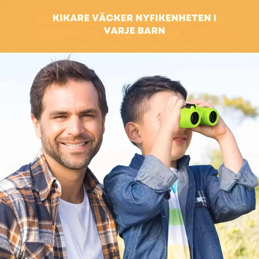 Kikare för Barn 8x21 – Förstoring, Kompass & Förstoringsglas