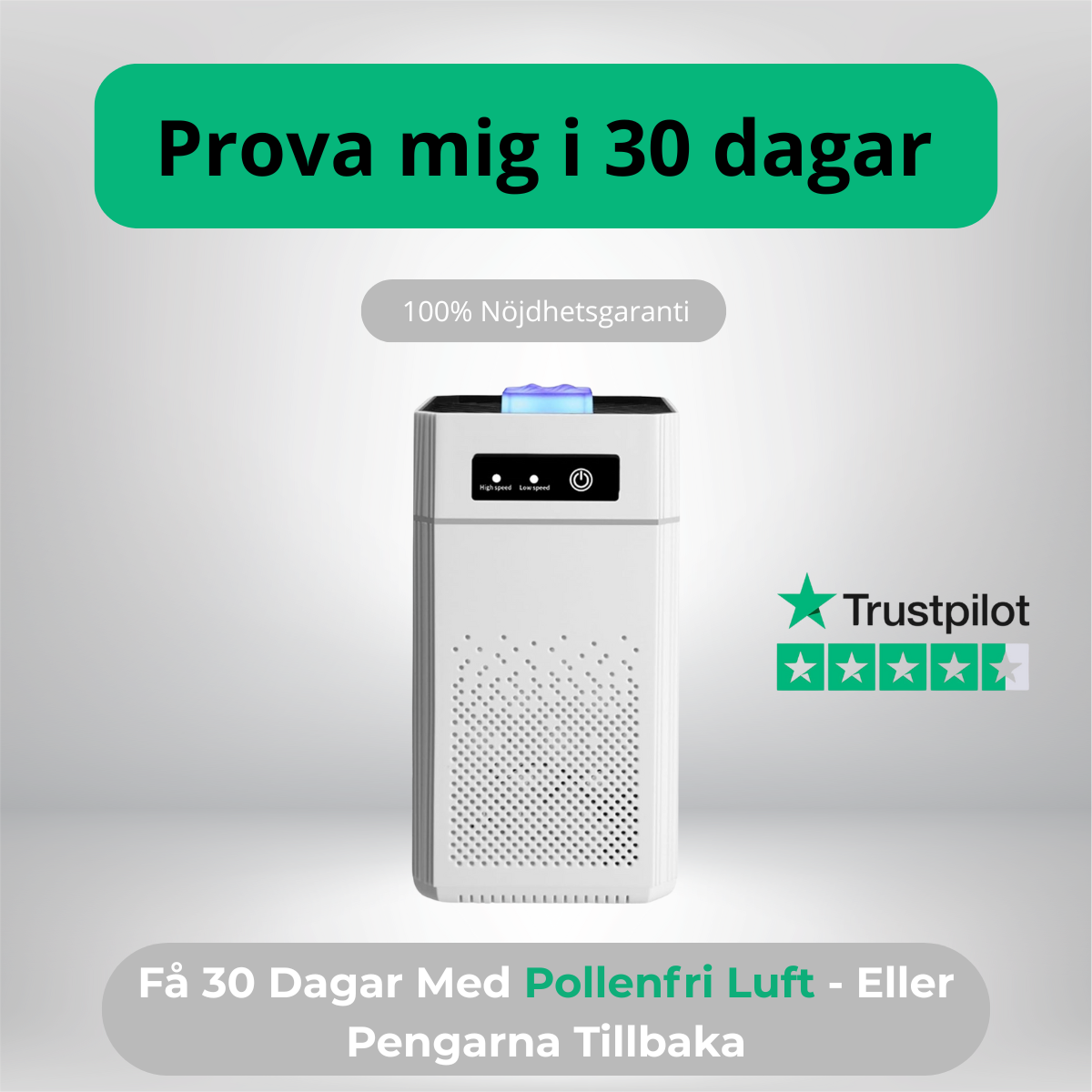 ClearAir™ – Luftrenaren För Dig Med Pollenallergi