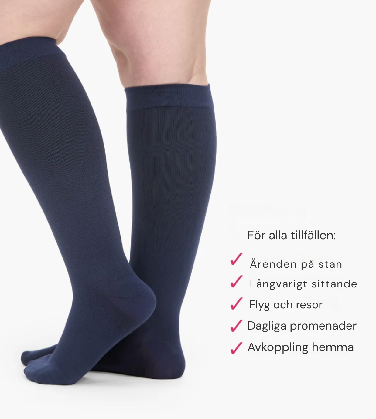 MotionEase™ Avancerade Breda Kompressionsstrumpor för Smärtlindring
