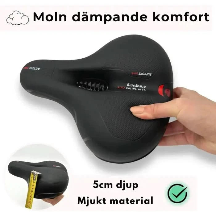 Sadelkraft™ – Cykla längre, utan smärta