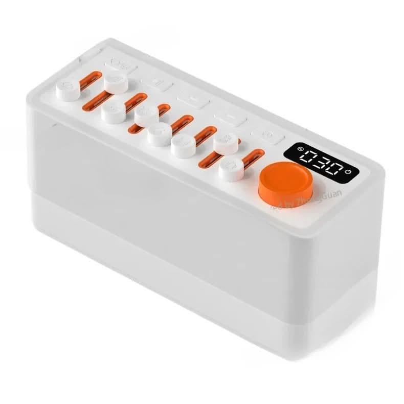 SleepHaven™ – White Noise Sleep Sound Machine med Bluetooth & Nattlampa