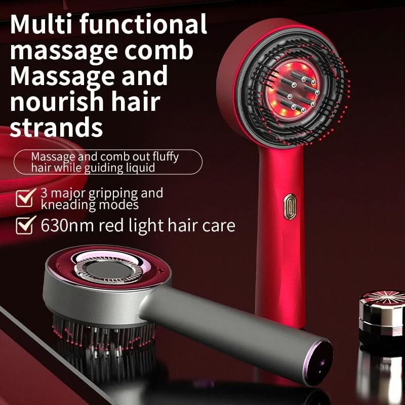 GlowBrush™ Pro – Infrarött ljus och massage för starkare, friskare hår.