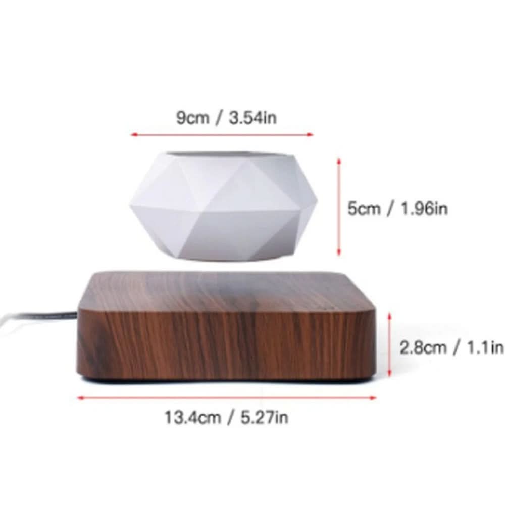 LevitaPot™ – Magnetisk Svävande Blomkruka med 360° Rotation