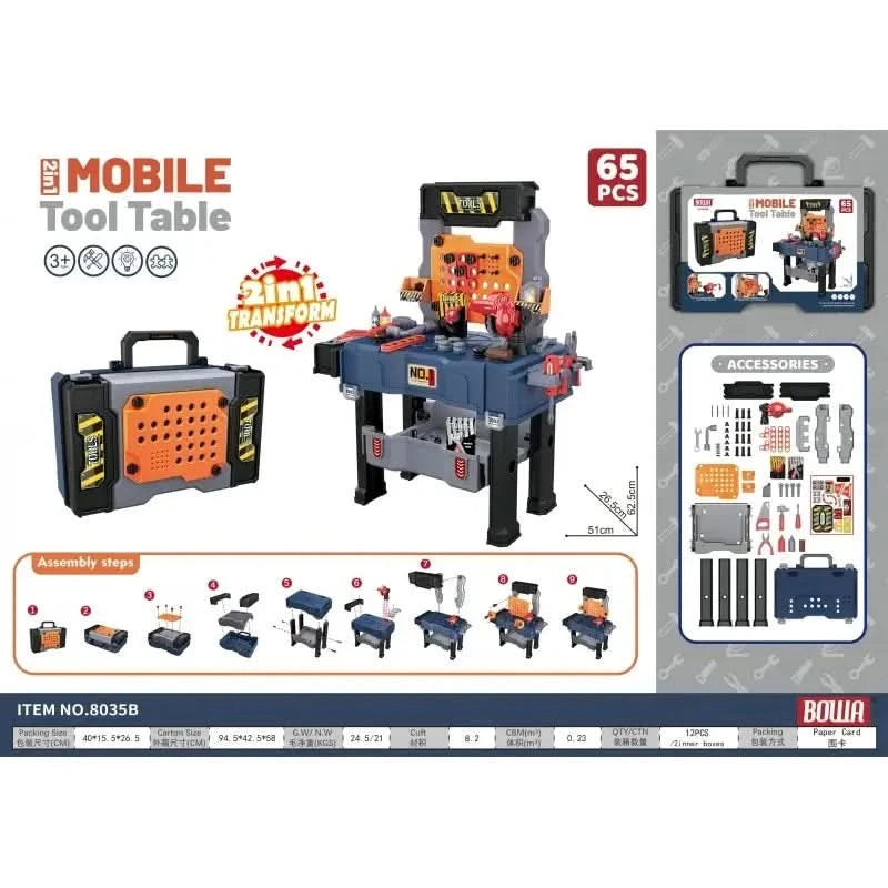 LittleBuilder™ – Interaktiv Verktygsbänk för Barn | Lär & Lek med Byggverktyg