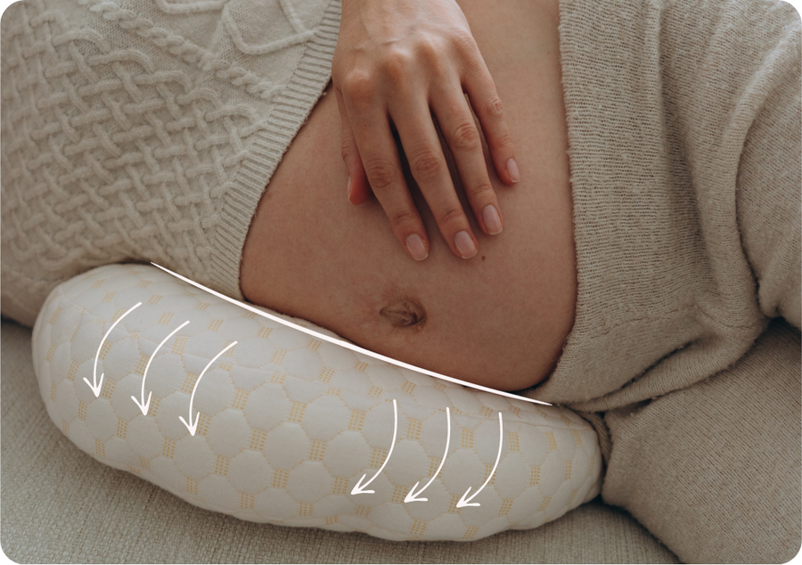 Gravidkudden™ – Sov bättre med stöd för mage, rygg & höfter