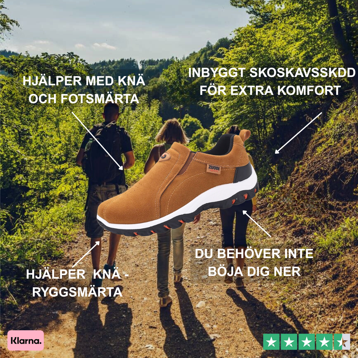 Travio – Bekväm vandringssko för smärtfria promenader