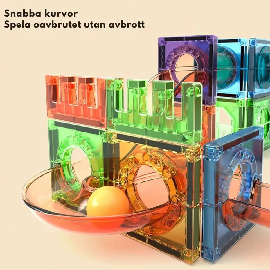 Magnetiska Byggklossar för Barn – Lärande och Kreativ Leksak