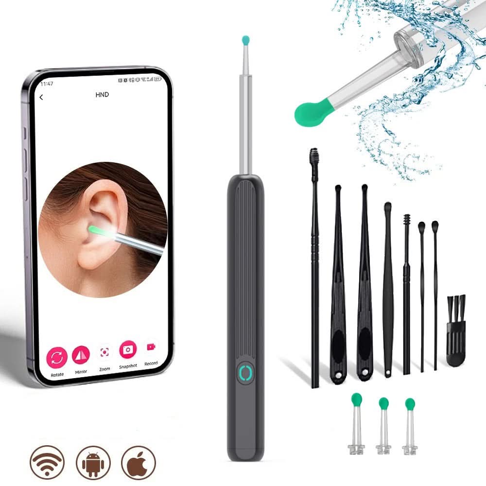 VaxFri™ – Skonsam och Effektiv Öronrengöring med HD-Kamera