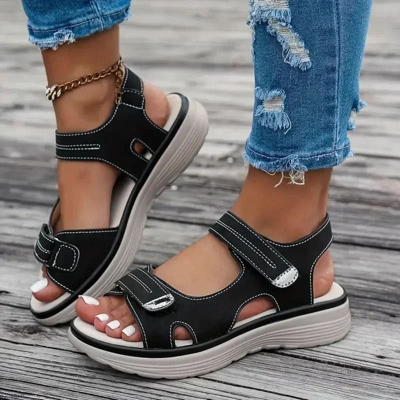 Livia Fotvänliga Sandaler – För Långa Dagar & Snygga Stunder